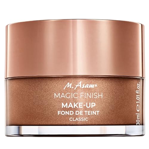 M. Asam Magic Finish Make Up Mousse Classic (30ml), 4-in-1 Primer, Make up, Puder & Concealer, Kaschiert, Gleicht aus, Verschönert & Perfektioniert – Für helle bis mittlere Haut, Vegan